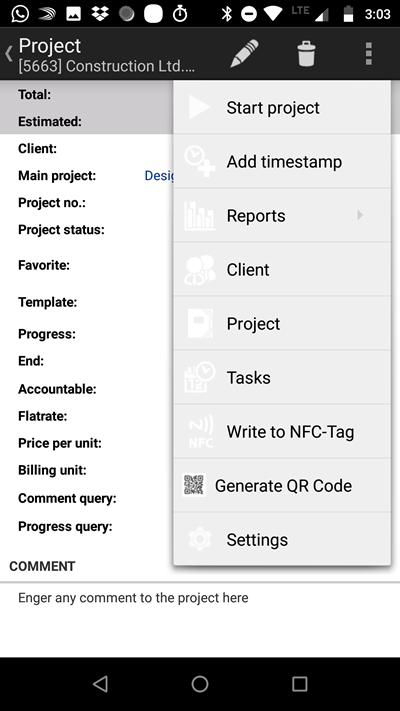 projekteigenschaften-menu